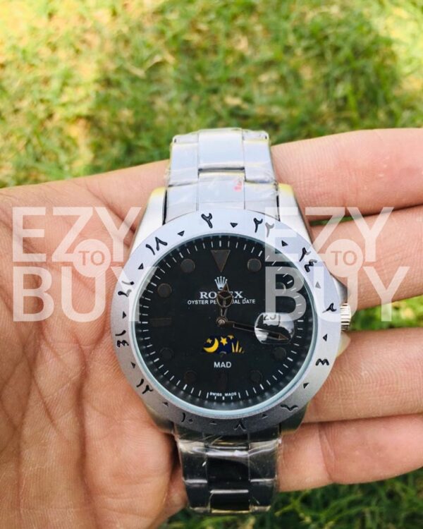Rolex Watch For Men with Arabic Dial--ezytobuy.pk-Rs.4750